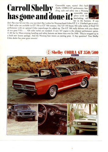 1968 shelby cobra 350 - shelby, /
