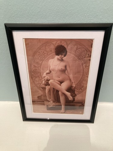 Vintage erotic risque postcard - erotic,