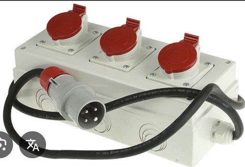 Scame 16amp 400v socket - scame,