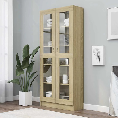 Modern wooden large - large, vitrine