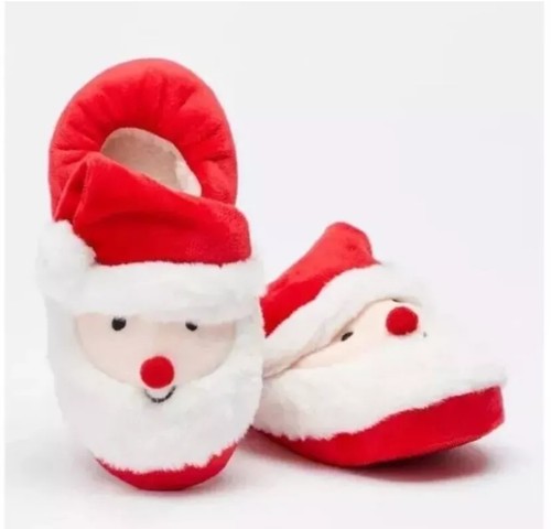 Santa claus slippers plush - santa,