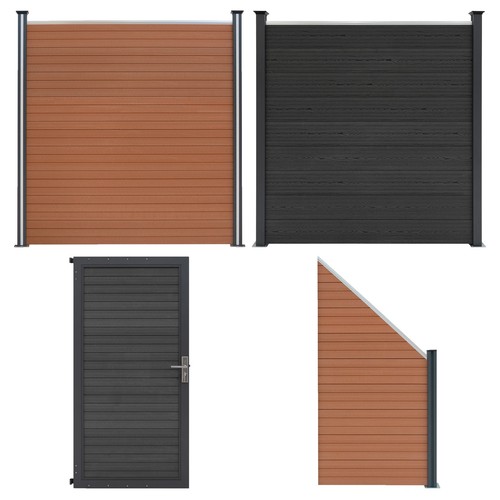 Composite fence panels corner - fence,