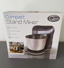 Quest Compact Stand Mixer - 3ltr -6 Speed -Grey Never Used