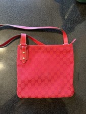 Gucci Red GG Canvas And