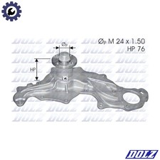 WATER PUMP ENGINE COOLING F122