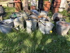 Vintage galvanised watering - vintage,