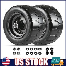 2 Pack 11x6.00-5 Flat Free