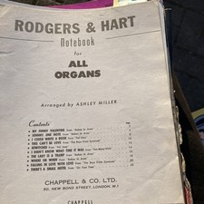 Rodgers and Hart Notebook For