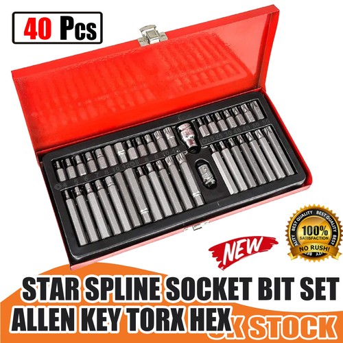 40pc hex torx - 40pc, spline