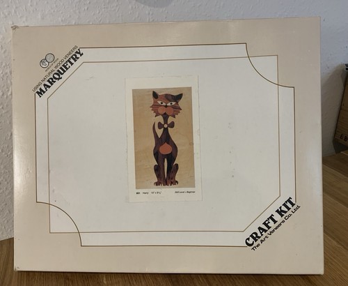 Vtg marquetry craft - , the