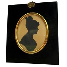 An antique Silhouette Portrait