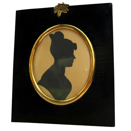 Antique silhouette portrait - antique,