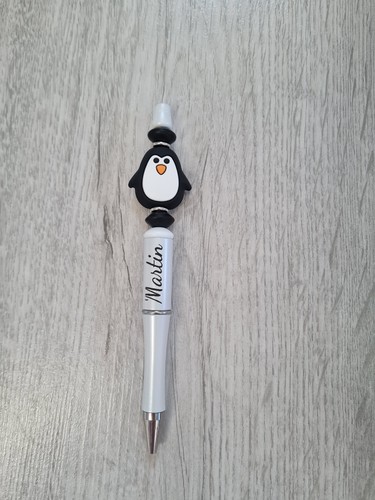 Personalised penguin pen gift - penguin,
