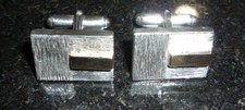 Cufflinks real gold ingot - real, 'ingot'