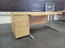 Wooden Office Desk Beech