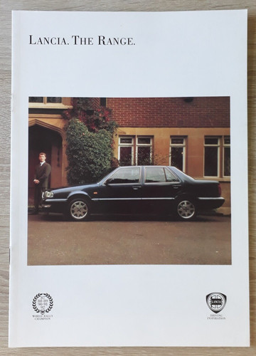 Lancia range brochure 1993 - lancia, c.1993