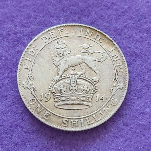 1914 shilling george - 1914,