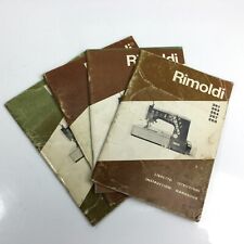 Rimoldi Industrial Coverstitch Sewing Machine Instruction Manual