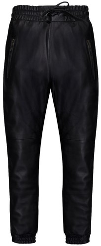 Men real leather trousers - real,
