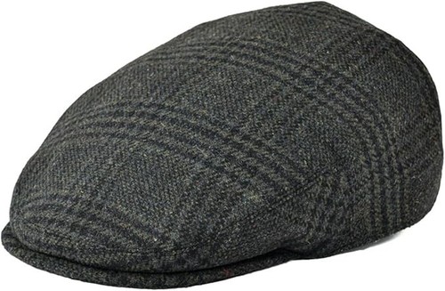 Feinion mens wool tweed - tweed, cap