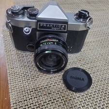 PRAKTICA SUPER TL with SIGMA MINI WIDE  1:2.8 F:28MM Lens