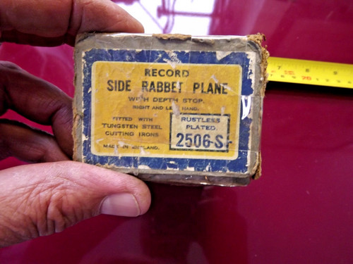 Vintage record side rabbet - vintage,