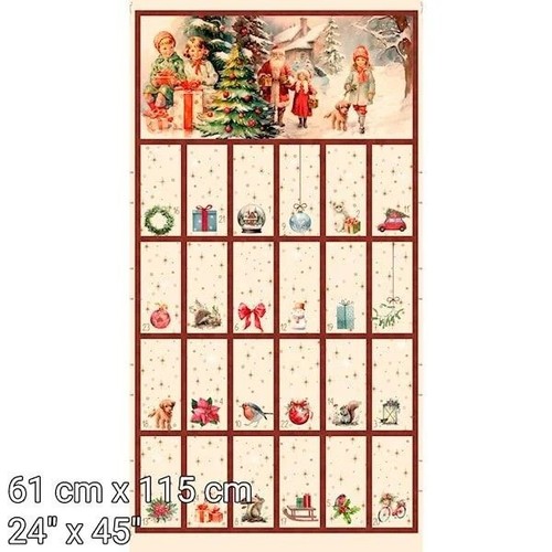 Advent calendar panel - calendar,