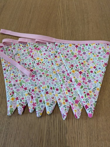 Handmade floral bunting - floral,