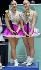 U14/U16 Over 16 R&R Rock & Roll and Pairs Dance Costumes.  Heavily Stoned