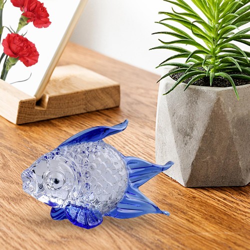Hand blown glass goldfish - blown,