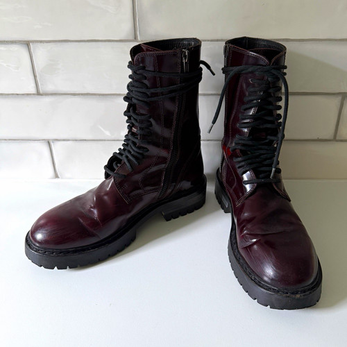 Ann demeulemeester burgundy - ann,