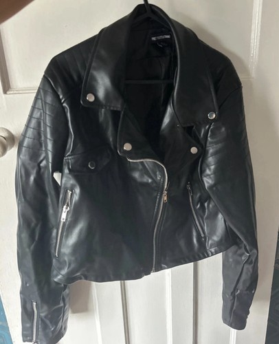Plt leather jacket black - leather,
