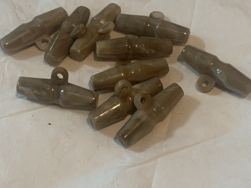 Toggle buttons brown marbled - toggle,