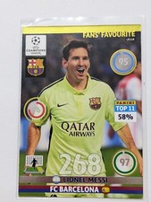 Lionel Messi Panini 2014 2015 UCL Barcelona FC # UE118 Fans' Favourite
