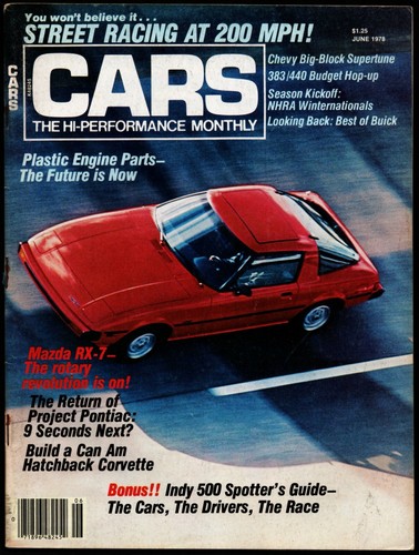 June 1978 cars - magazine,, mazda