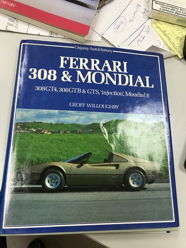 Ferrari 308 mondial book by - mondial,
