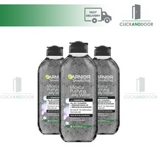 Garnier SkinActive Micellar Purifying Jelly Water with Charcoal 400ml Select QTY