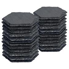 24x Hexagon Slate Coasters