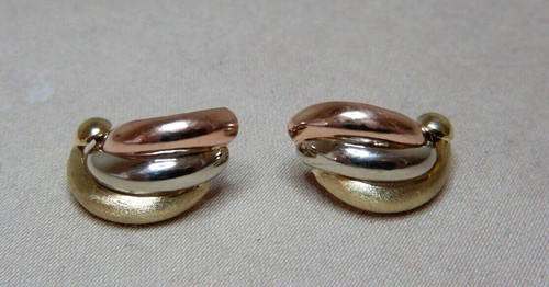 Vintage 9ct three - three, gold