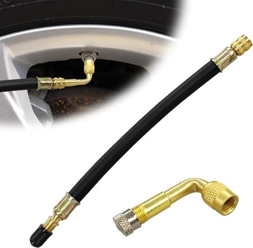 Tire valve extension adapter - tire,