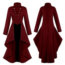 Vintage Womens Coat Punk Long