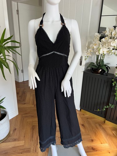 Zara black swiss - black, halter