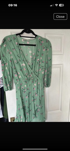 Asda green floral - green,