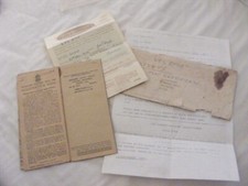 1958 MG Magnette Reg 253 DTF  Vintage Buff Green Log Book Registration BURNLEY