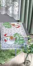 Christmas Snowmen Painted Table Runner L:100 x W: 50 Cm