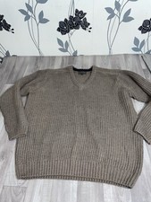 mens pg field jumper pullover brown sizr large