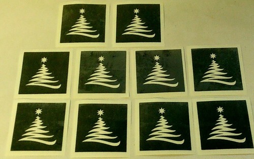 Christmas tree stencils for