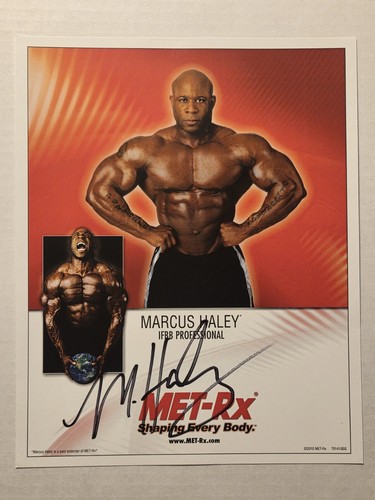 Marcus haley ifbb - haley, autographed