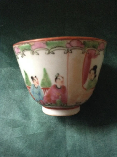 Chinese famille rose - w/, people