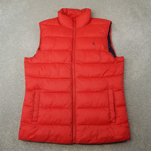 Joules mens gilet medium red - mens,